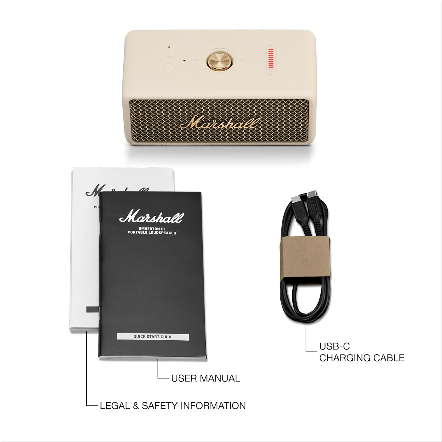 COLUNA BLUETOOTH PORTÁTIL MARSHALL EMBERTON III