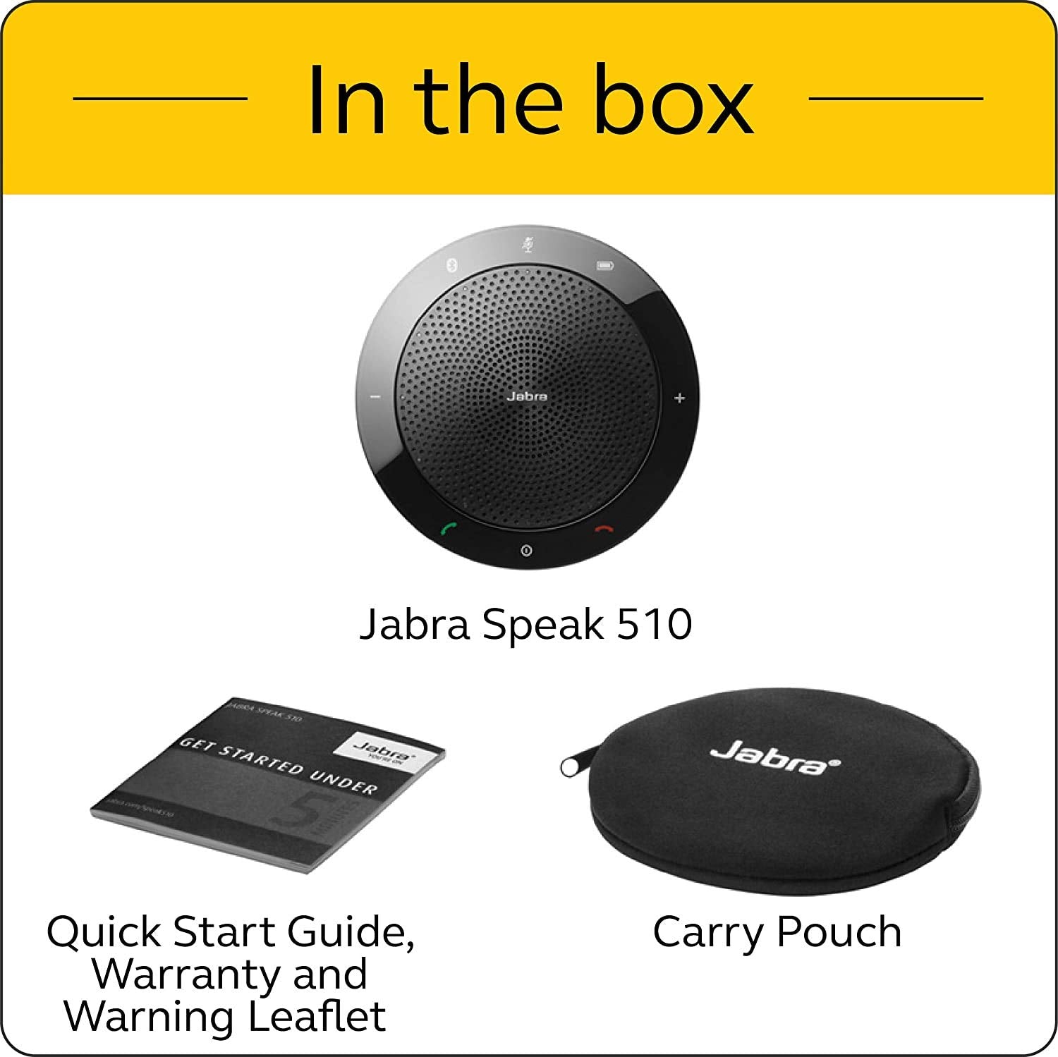 Jabra Speak 510 UC Wireless Bluetooth Speakerphone