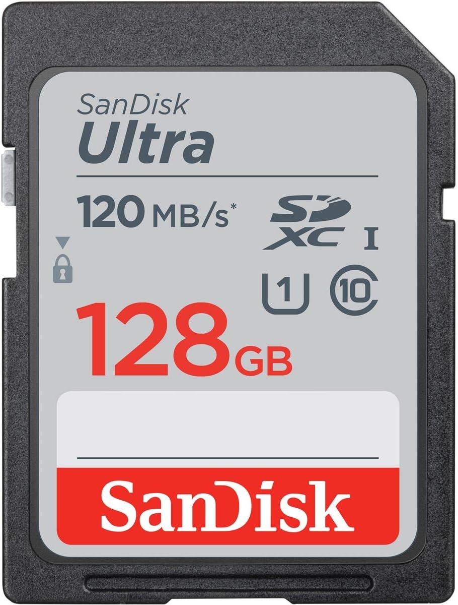 Cartão de Memória SanDisk Ultra SDXC 128GB UHS-I Class 10 (140MB/s)