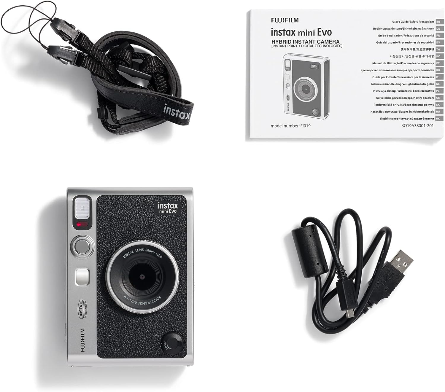 Fujifilm Instax Mini Evo – Câmera Instantânea Híbrida