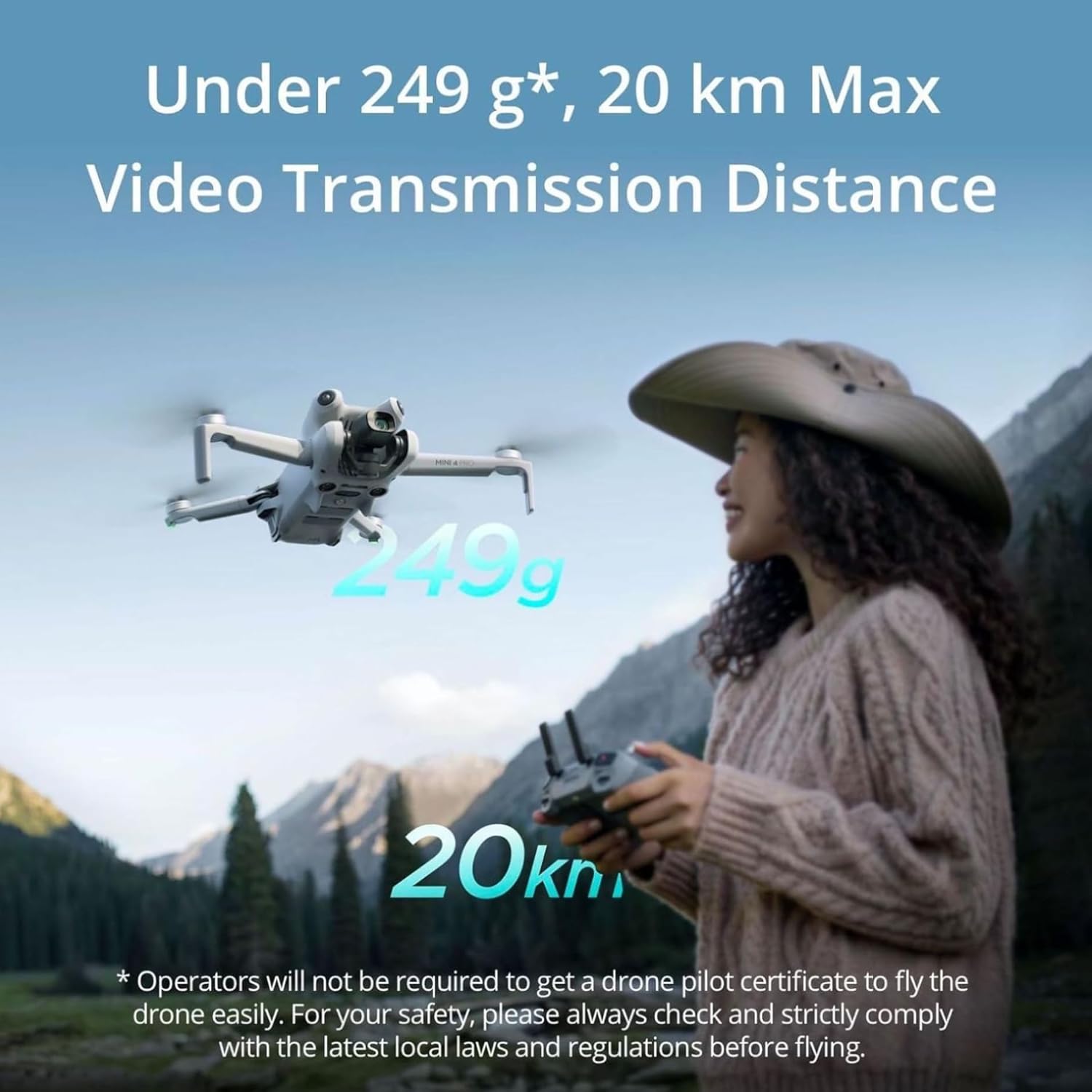 Drone DJI Mini 4 Pro com Controlador RC-N2