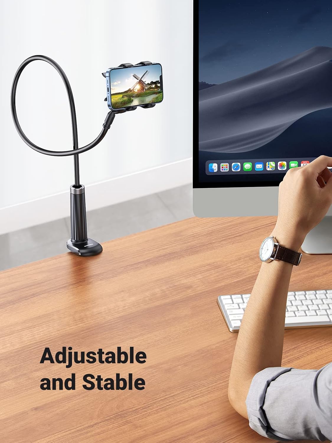 Suporte Articulado Flexível Ugreen Gooseneck para Smartphone (Código 80906)