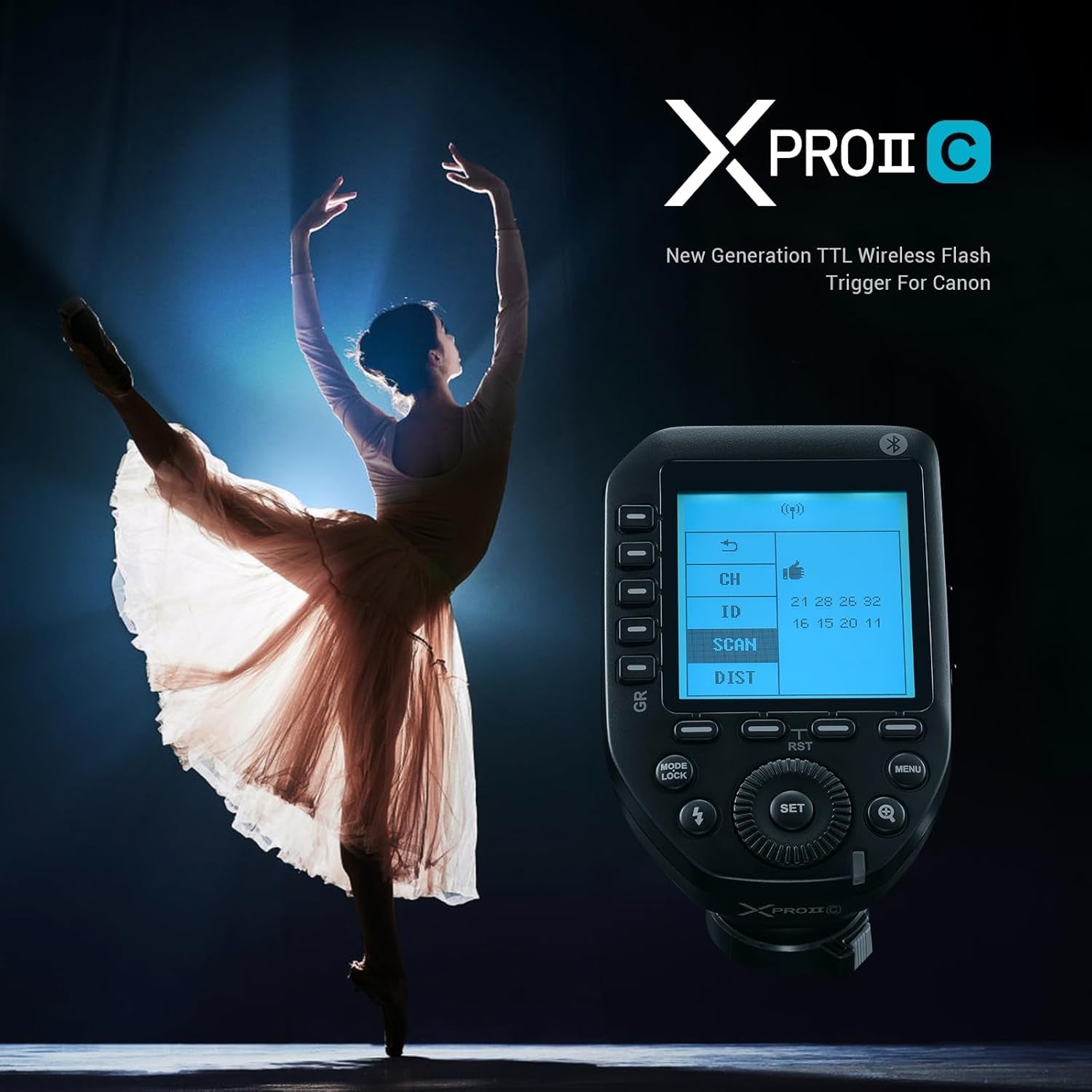 Godox XProII-C Trigger TTL Sem Fio para Canon