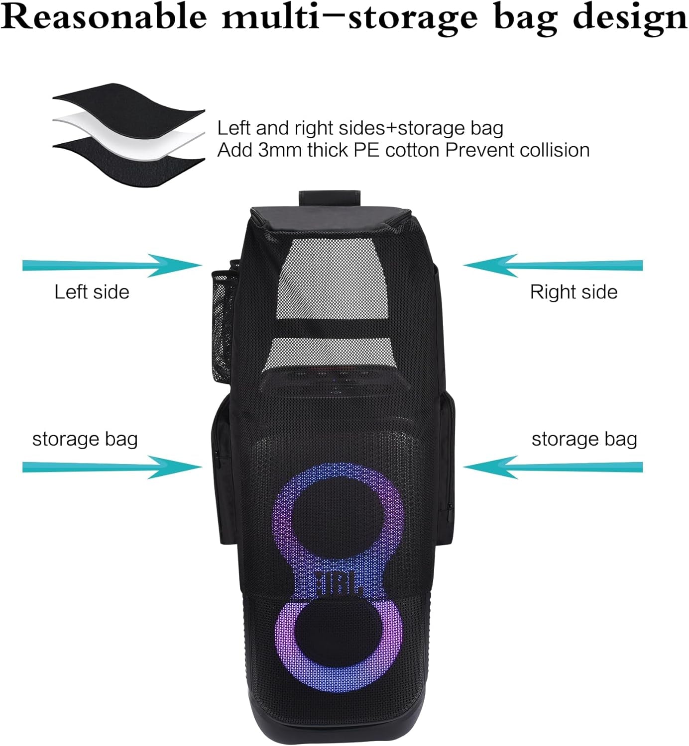 SP156 – Bolsa Protetora para JBL PartyBox Stage 320