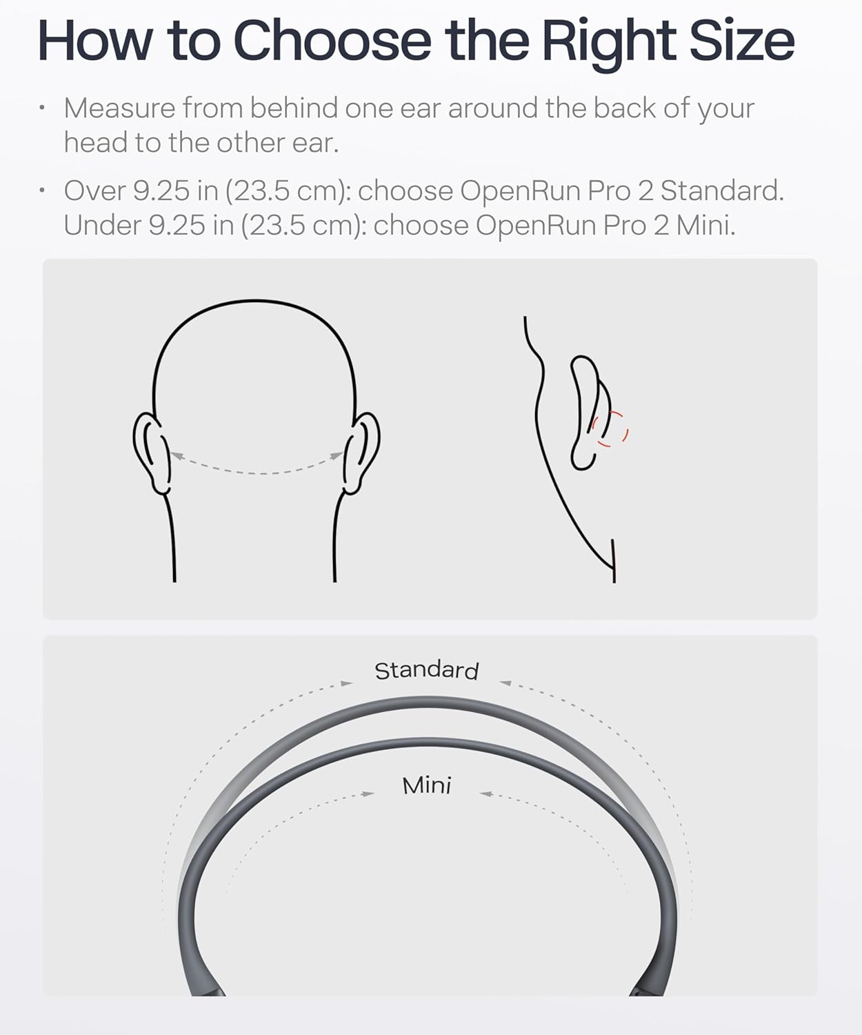Fones de Ouvido Esportivos Shokz OpenRun Pro 2 Condução Óssea e Aérea Bluetooth