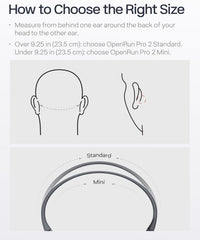 Fones de Ouvido Esportivos Shokz OpenRun Pro 2 Condução Óssea e Aérea Bluetooth