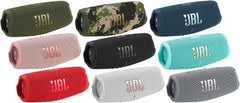 JBL CHARGE 5 - Portable Waterproof (IP67) Bluetooth Speaker with Powerbank USB Charge out, 20 hours playtime, JBL Partyboost (Black)