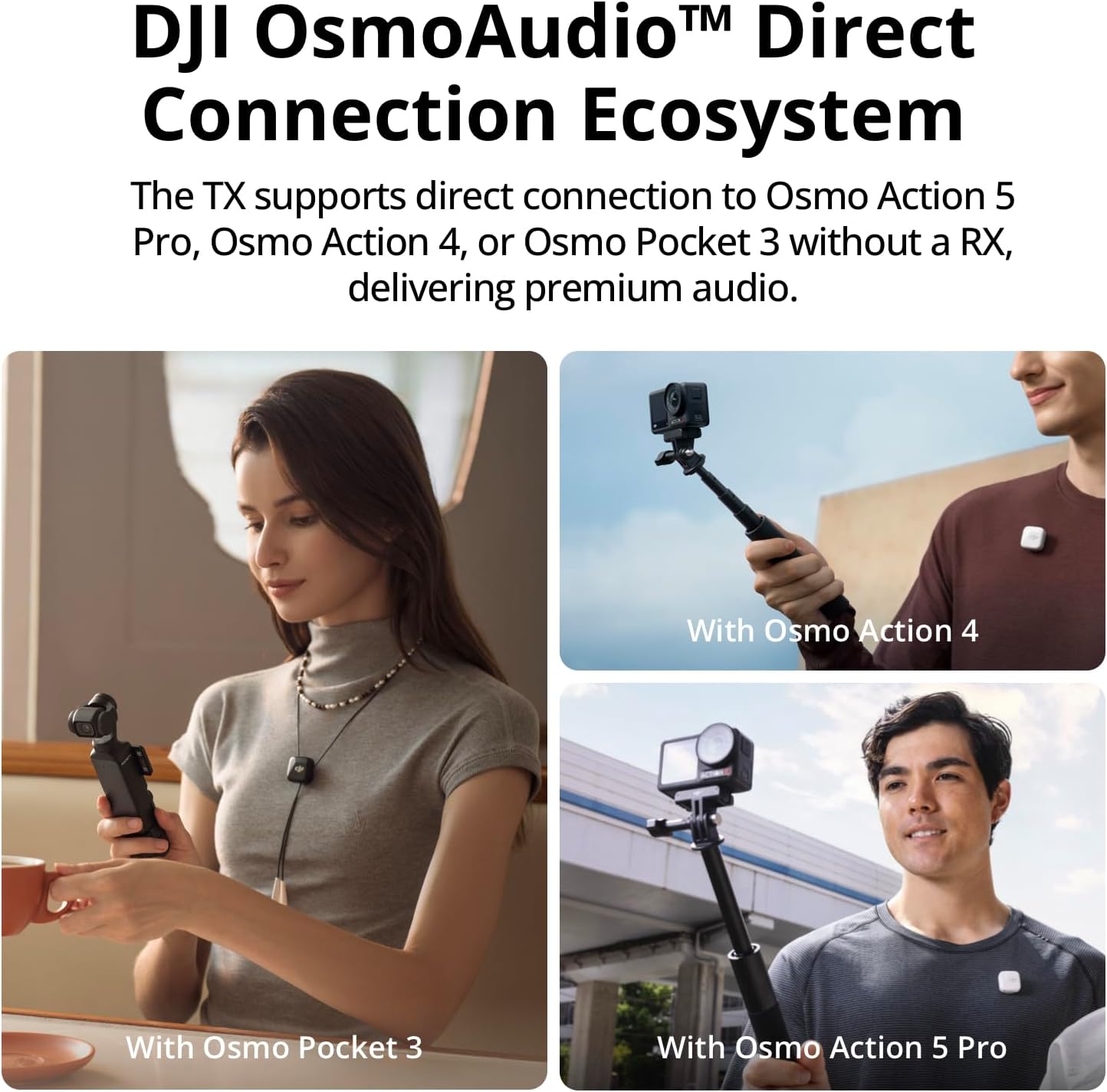 DJI Mic Mini – Microfone de Lapela Sem Fio
