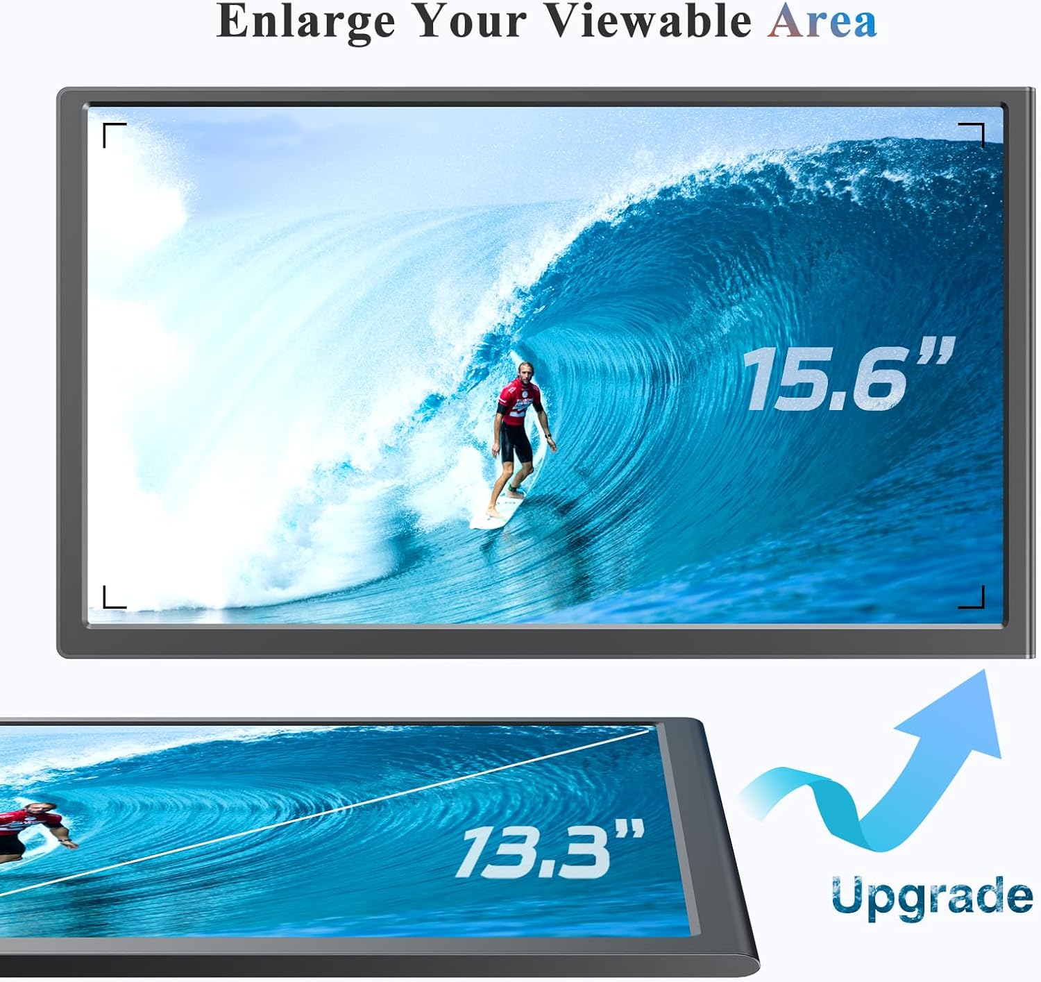 🖥️ S9 Monitor Portátil Duplo – 15,6" DOUBLE SCREEN