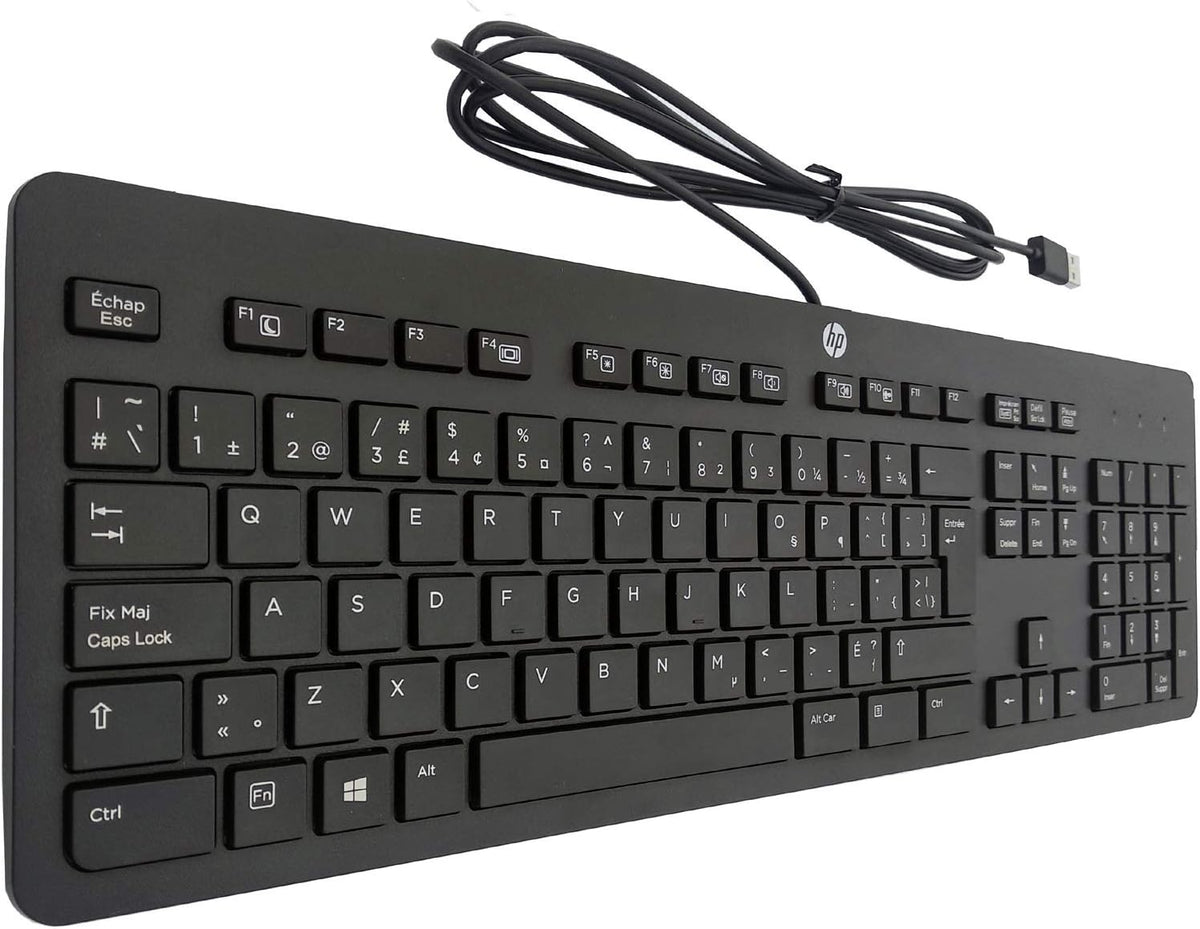 Teclado HP Original USB N3R87AA / K1500 Preto com Fio