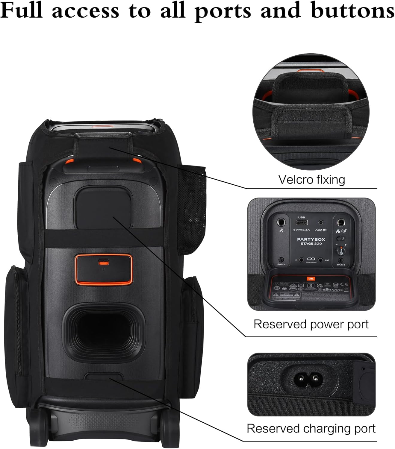 SP156 – Bolsa Protetora para JBL PartyBox Stage 320