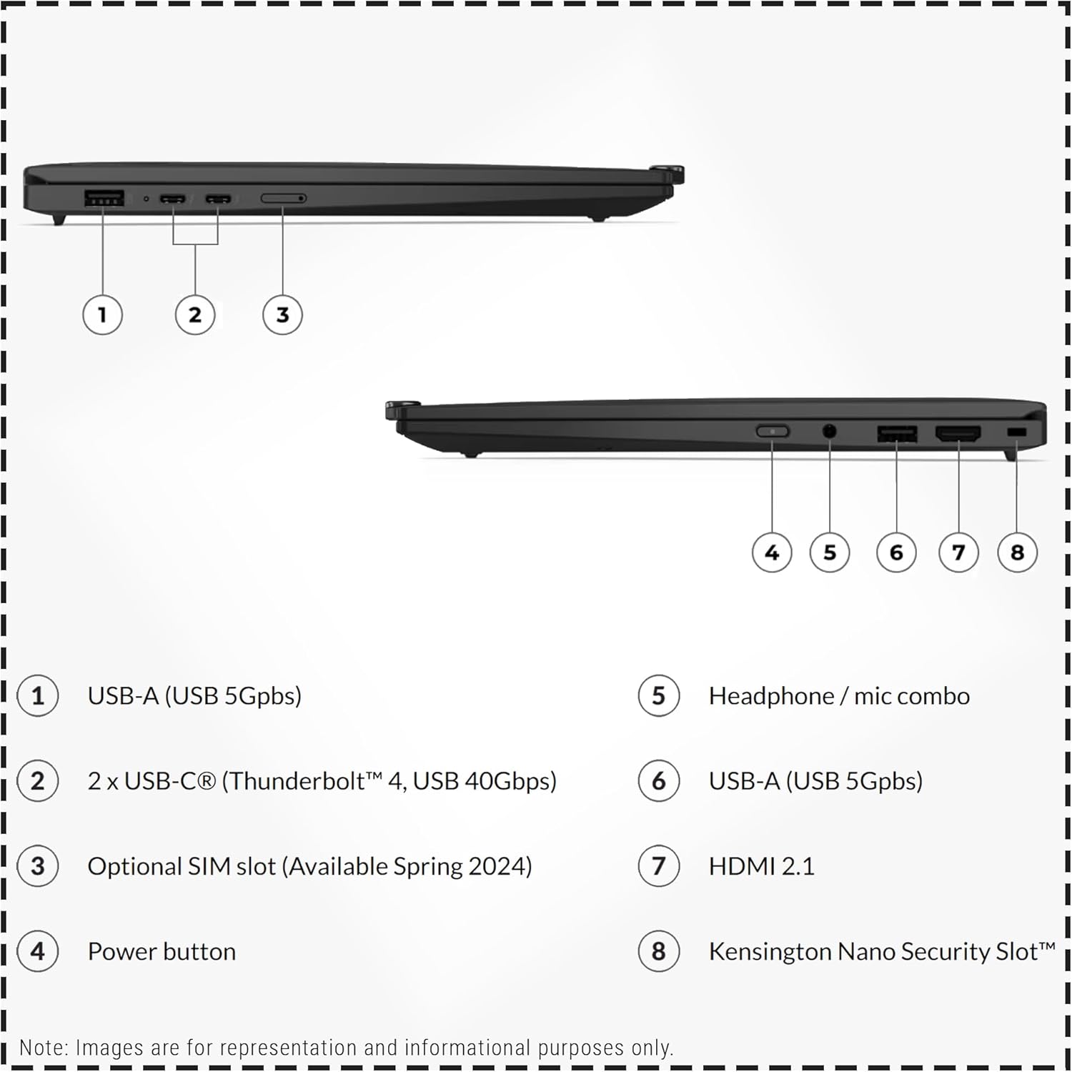 Notebook Lenovo ThinkPad X1 Carbon Gen 12 14" (Intel Core Ultra 7, 32GB RAM, 1TB SSD)