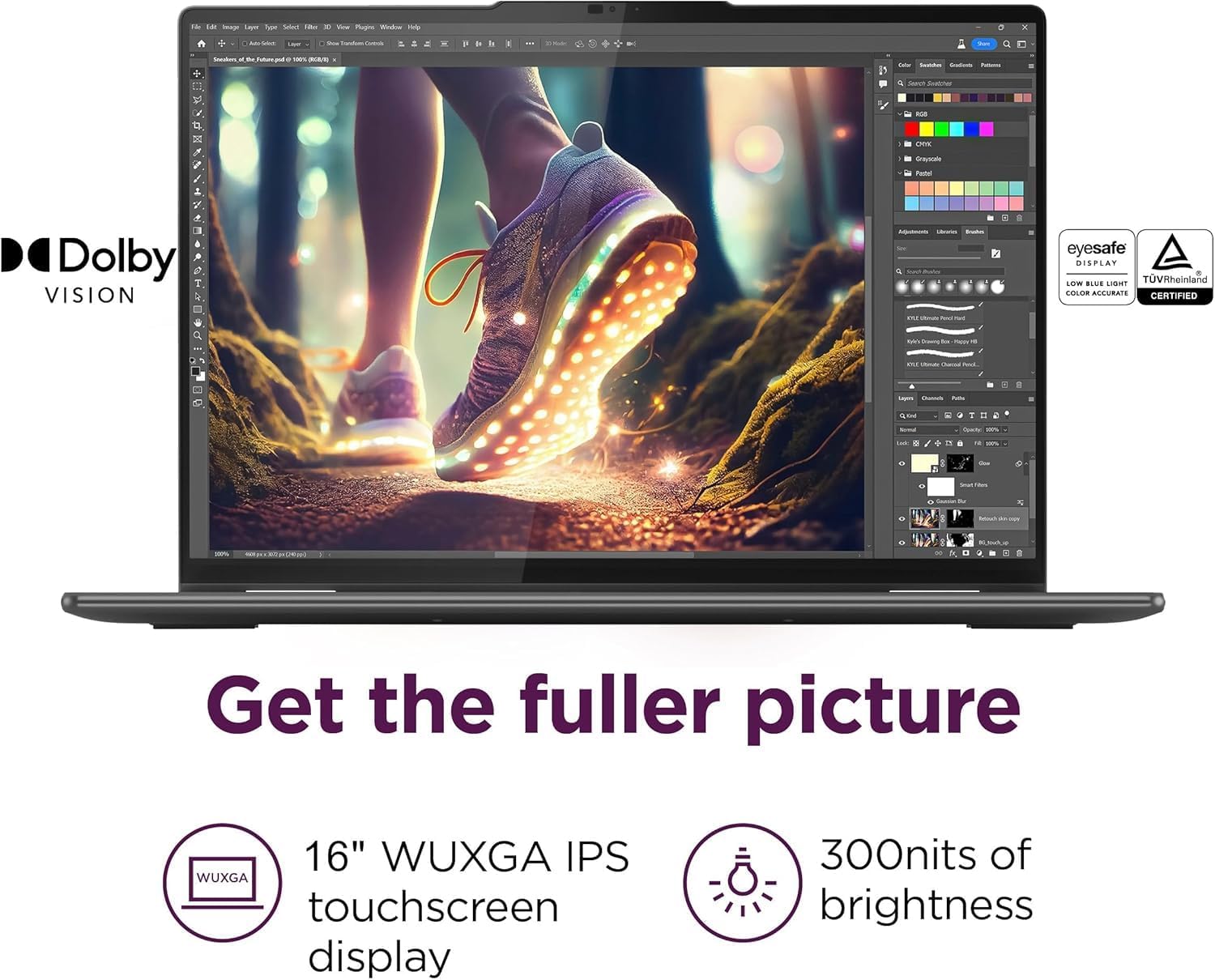 Portátil Conversível Lenovo Yoga 7i 2-em-1 16" FHD (Intel Core Ultra 7 / 16GB / 1TB SSD / Touch)