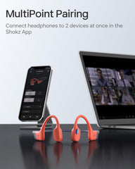 Fones de Ouvido Esportivos Shokz OpenSwim Pro Condução Óssea MP3 e Bluetooth