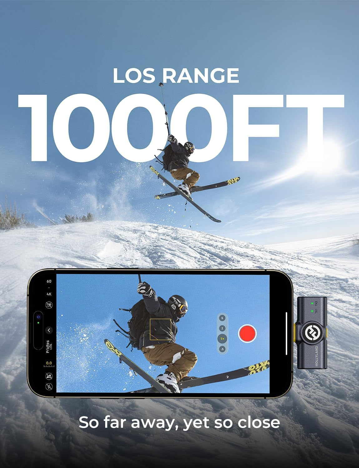 Microfone de Lapela Sem Fio Hollyland Lark M2 Duo
