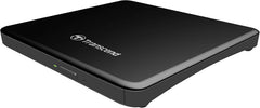 Gravador e Leitor Externo de CD/DVD Transcend TS8XDVDS-K Ultra Slim USB 2.0 Suporte M-DISC Preto