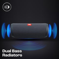 Coluna Bluetooth Portátil JBL Flip Essential 2 | Potência de 20W RMS, Até 10 Horas de Bateria, Certificação IPX7 À Prova D’água e Conexão Tipo-C