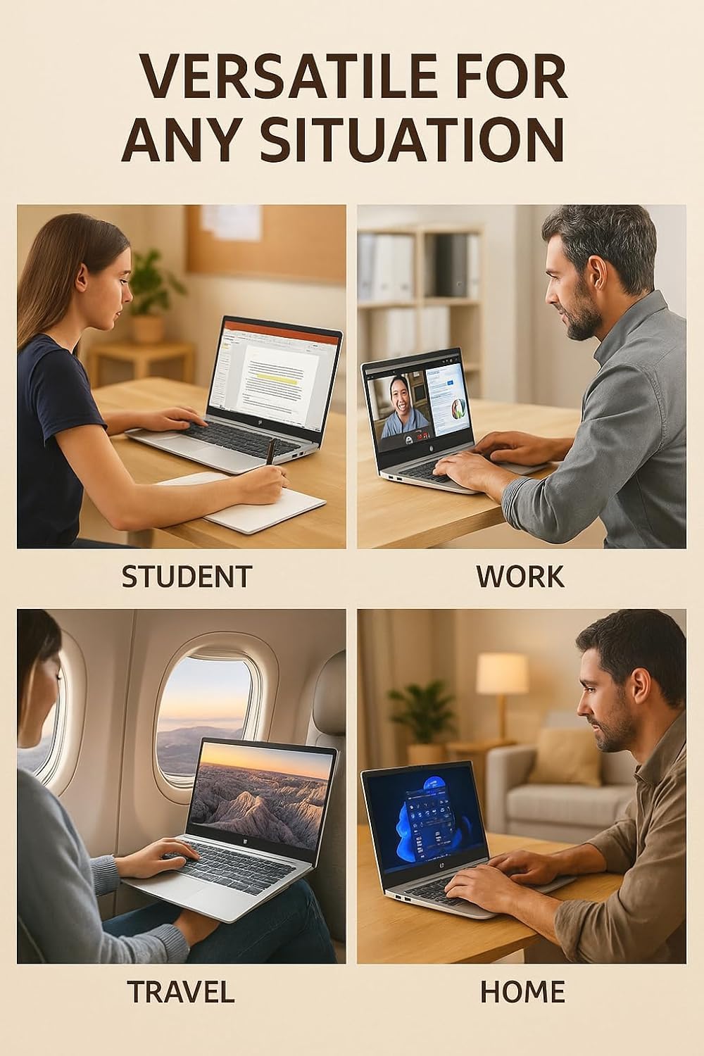 Portátil HP 250 G9 Intel Celeron N4500 | 4GB RAM, SSD Ultra-Rápido de 256GB, Ecrã de 15.6" Full HD Antirreflexo e Windows 11 Pro instalado