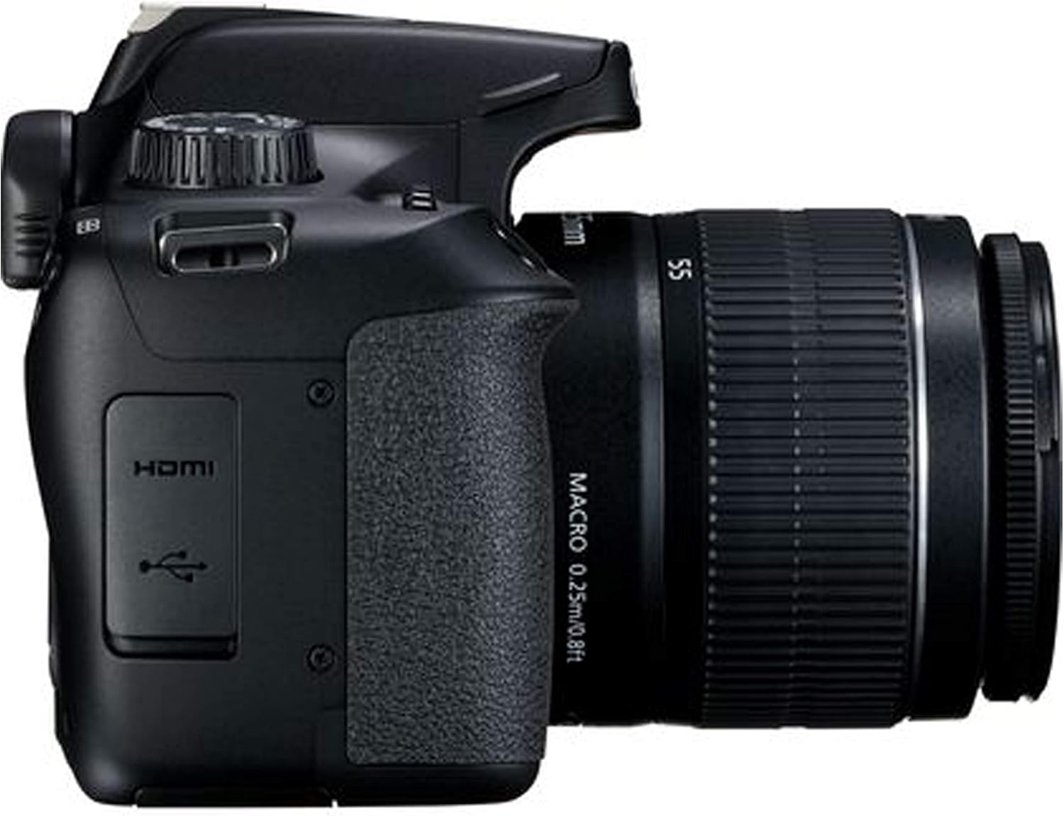 Kit Canon EOS 4000D com lente 18-55mm, cartão de memória e bolsa