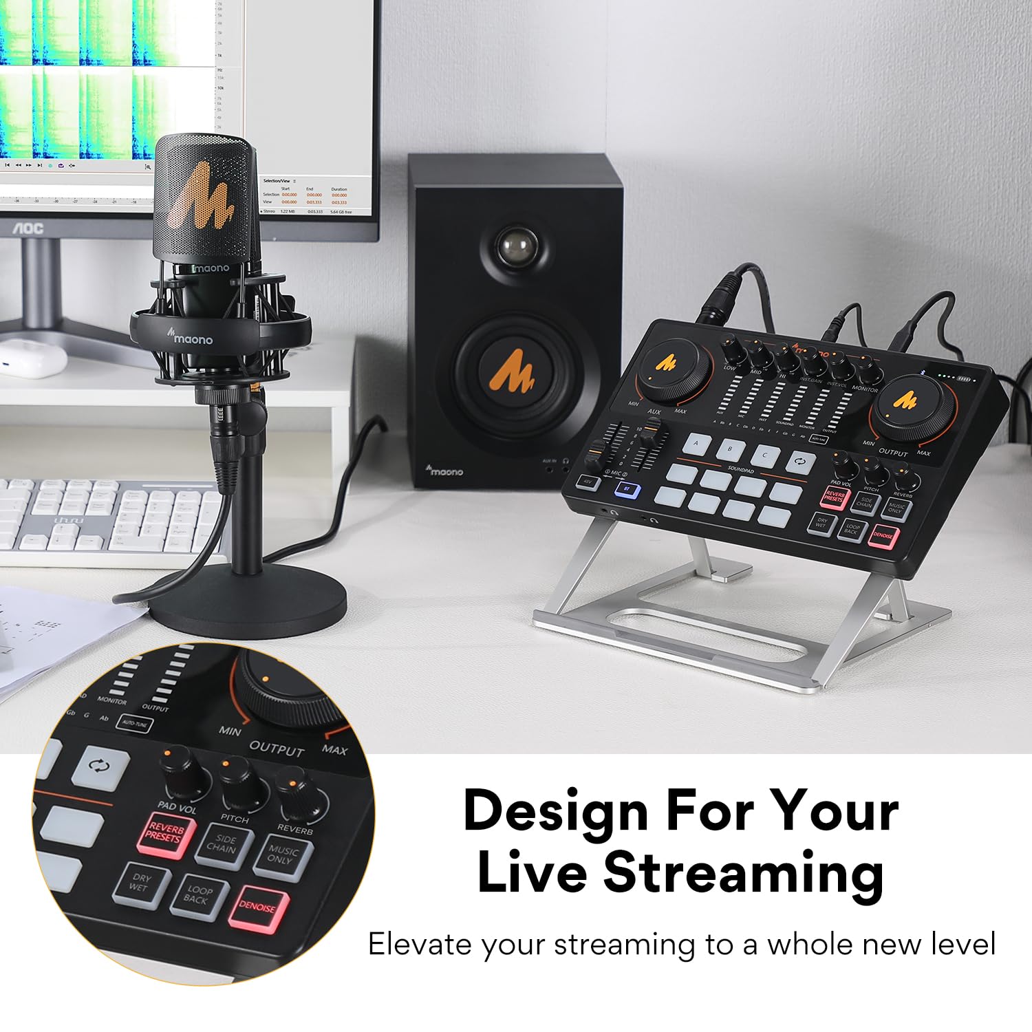 MAONOCASTER E2A Portable All-In-One Podcast