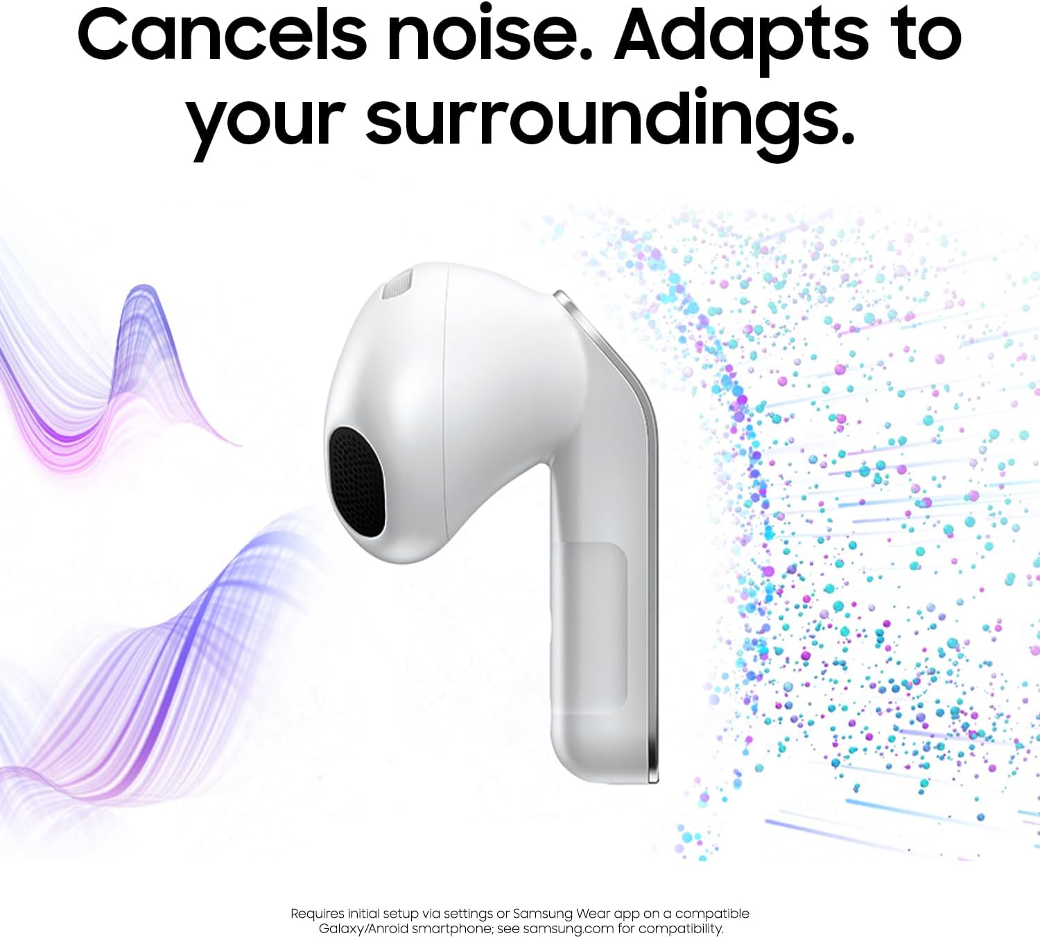 Samsung Galaxy Buds 4 Bluetooth – Preto | Cancelamento de Ruído com Galaxy AI e Som Hi-Fi