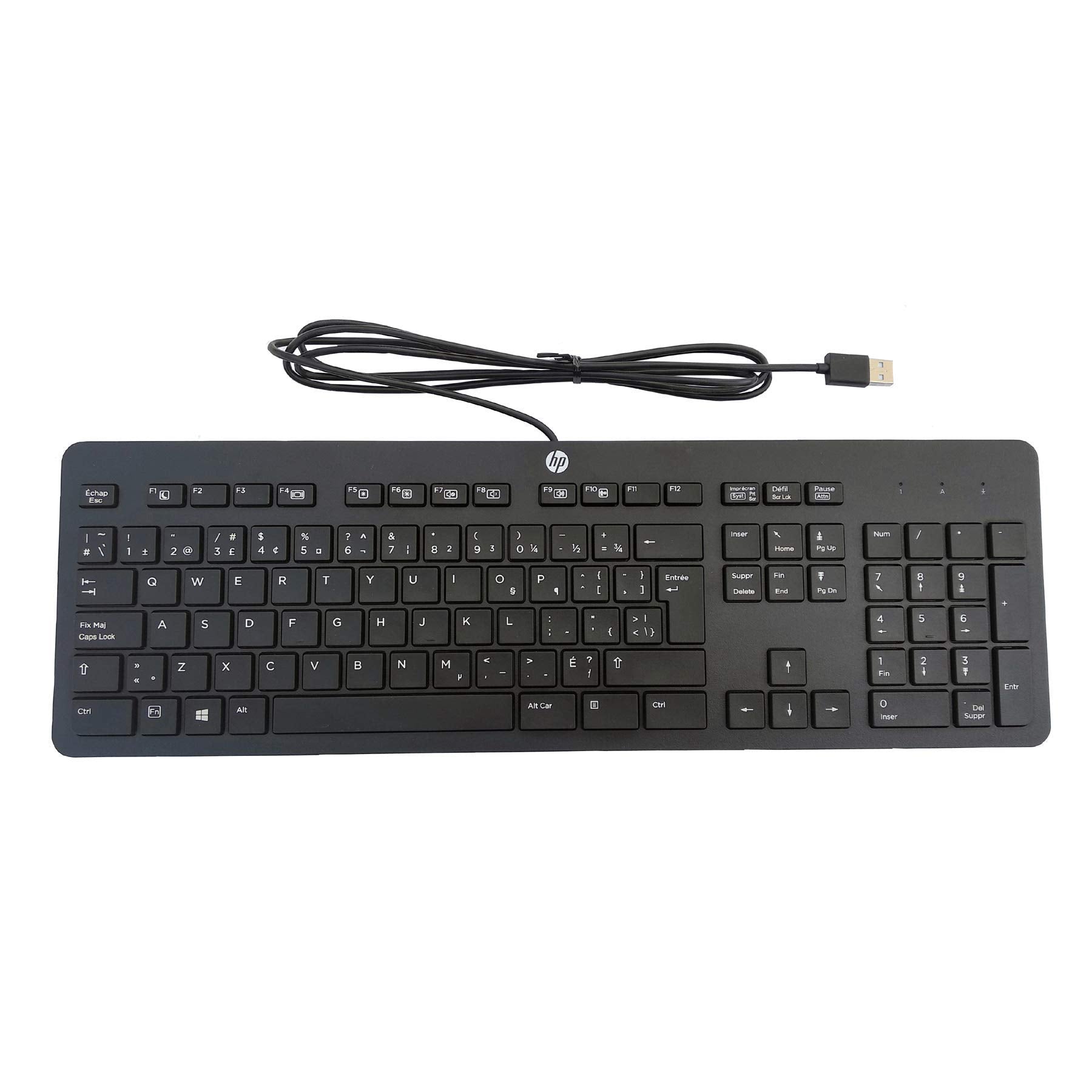 Teclado HP Original USB N3R87AA / K1500 Preto com Fio