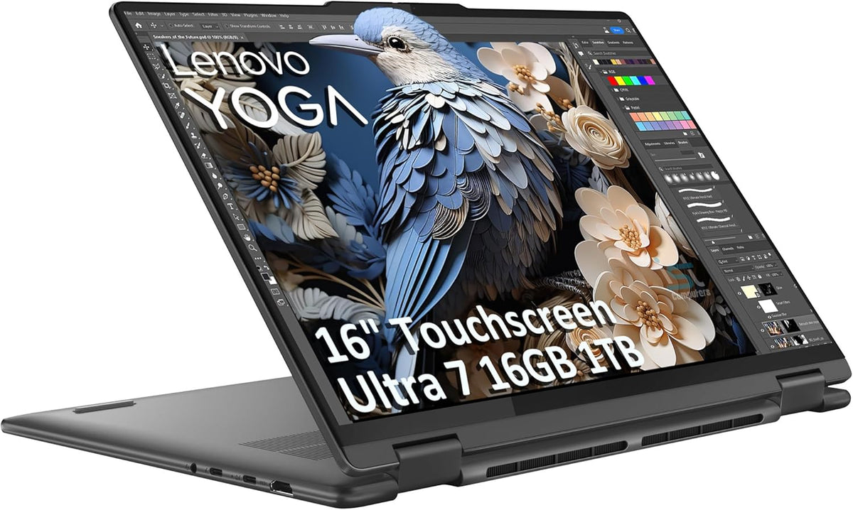 Portátil Conversível Lenovo Yoga 7i 2-em-1 16" FHD (Intel Core Ultra 7 / 16GB / 1TB SSD / Touch)