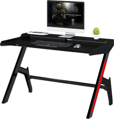 Mesa para Computador Gamer Racing Carbon Optik Preta GT-007N