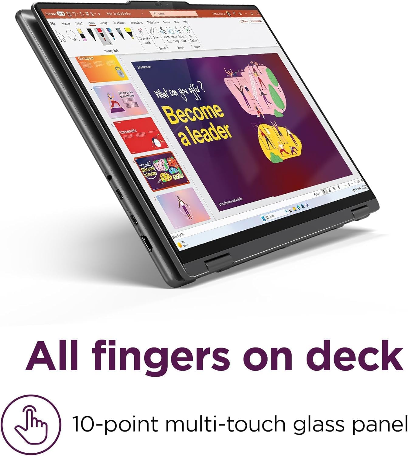 Portátil Conversível Lenovo Yoga 7i 2-em-1 16" FHD (Intel Core Ultra 7 / 16GB / 1TB SSD / Touch)