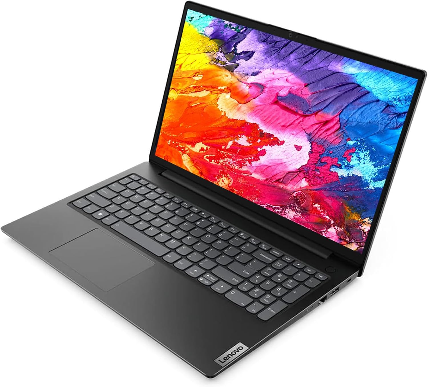 Notebook Lenovo V15 G2 IJL 15,6" Full HD – Intel Celeron N4500, 8GB RAM, SSD 256GB, Windows 11 Home (Preto)