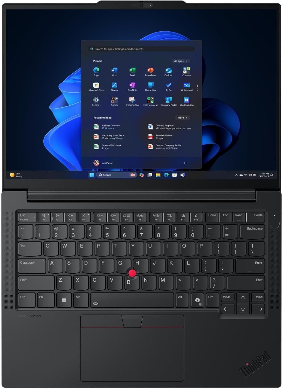 Laptop Lenovo ThinkPad E14 Gen 7 | 14" WUXGA, 16GB DDR5, 512GB SSD – Intel Core 5 225U, Windows 11 Pro
