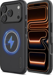 Capa Nillkin Super Frosted Shield Pro Híbrida Anti-Impacto com Microtextura Antiderrapante para Smartphone Apple iPhone 17 Pro Max / iPhone 18 Pro Max (6.9") - Preto