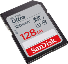 Cartão de Memória SanDisk Ultra SDXC 128GB UHS-I Class 10 (140MB/s)