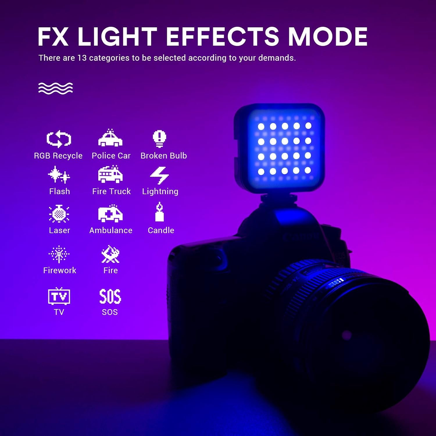 Godox LITEMONS LED6R RGB Pocket-Size LED Video Light