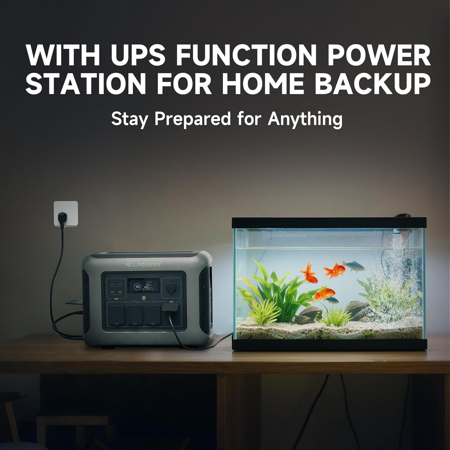 ⚡ ALLPOWERS R1500 – Estação de Energia Portátil 1800W com Bateria LiFePO4