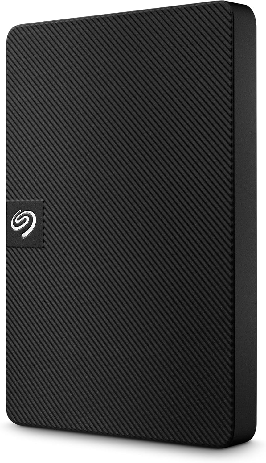 Disco Rígido Externo Portátil Seagate Expansion 1TB | Interface USB 3.0 de Alta Velocidade, Fator de Forma Compacto de 3" e Compatibilidade Ampla com Windows