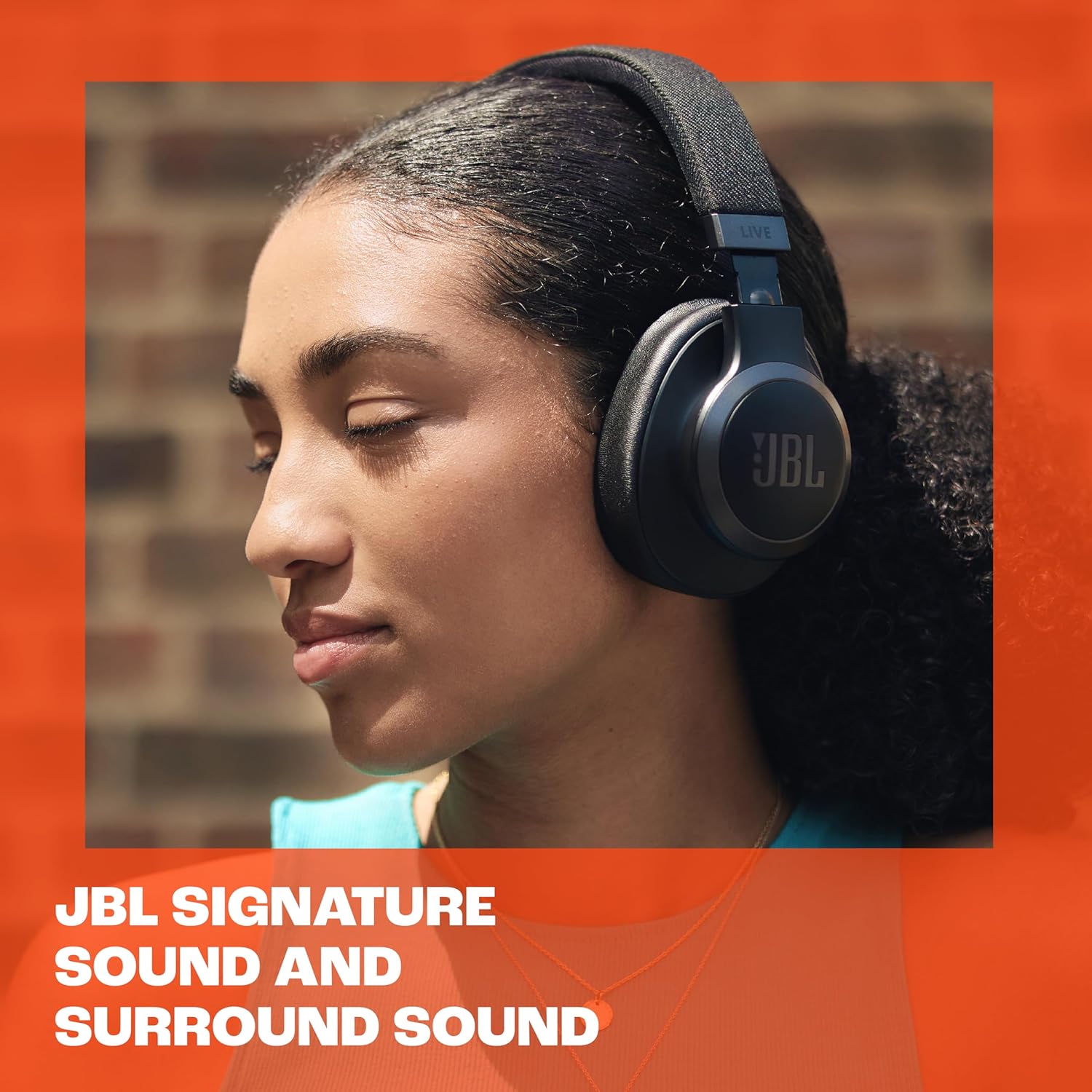 AUSCULTADORES SEM FIOS JBL LIVE 770NC Destaques: Cancelamento de Ruído Adaptativo (ANC) | Bluetooth 5.3 | Até 65 Horas de Bateria