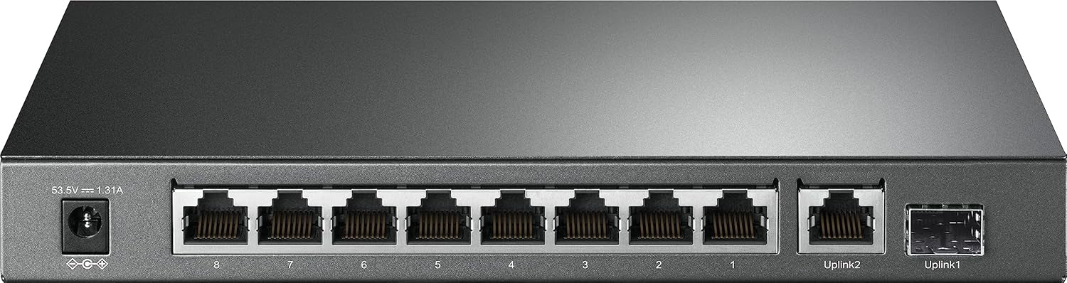 Switch 10 Portas TP-LINK TL-SG1210P Gigabit c/ 8 Portas PoE + 1 Slot SFP