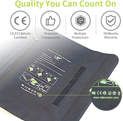 LLPOWERS SP002 Painel Solar Portátil com Bateria Embutida 10000mAh 21W 5V