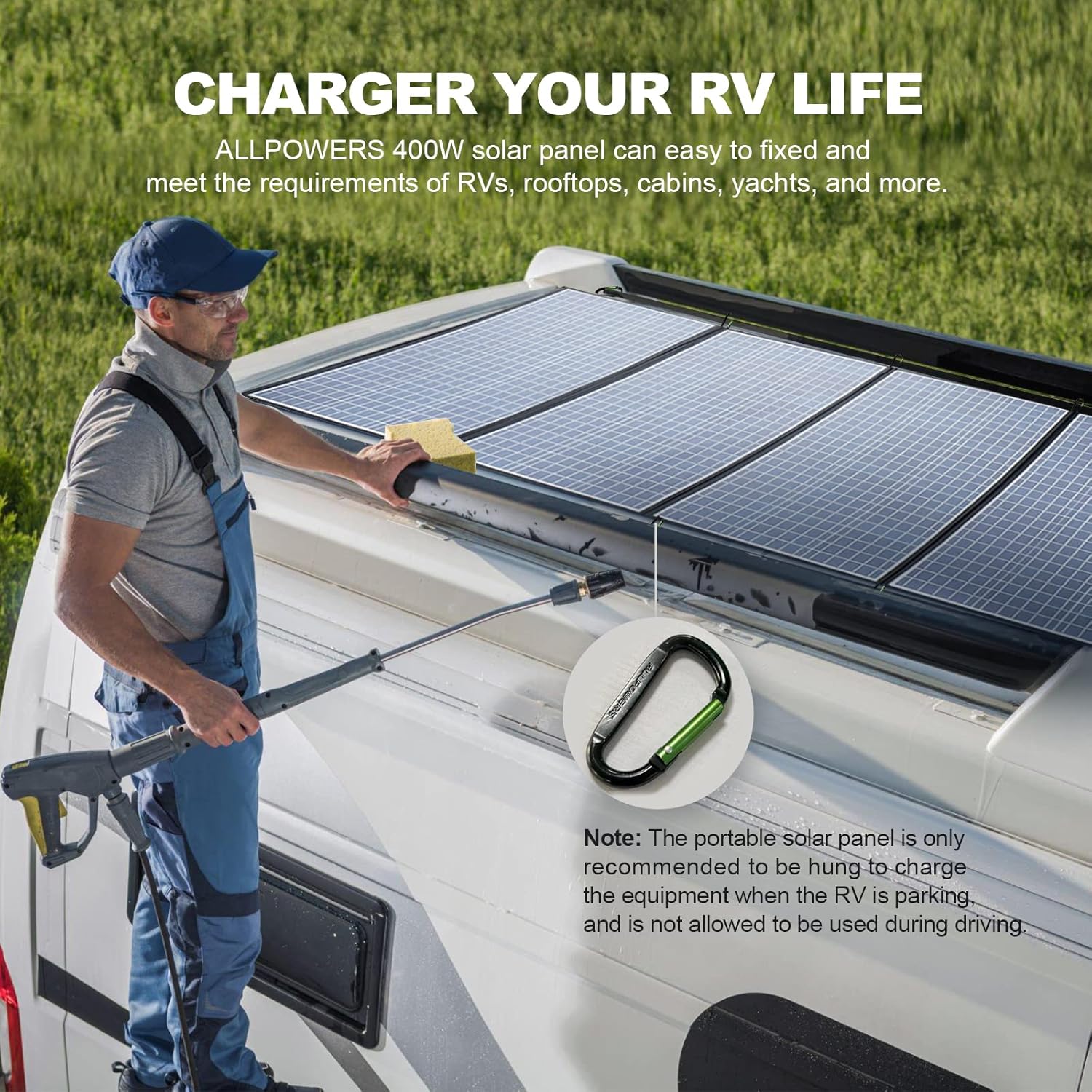 Painel Solar Portátil ALLPOWERS SP037 - 400W