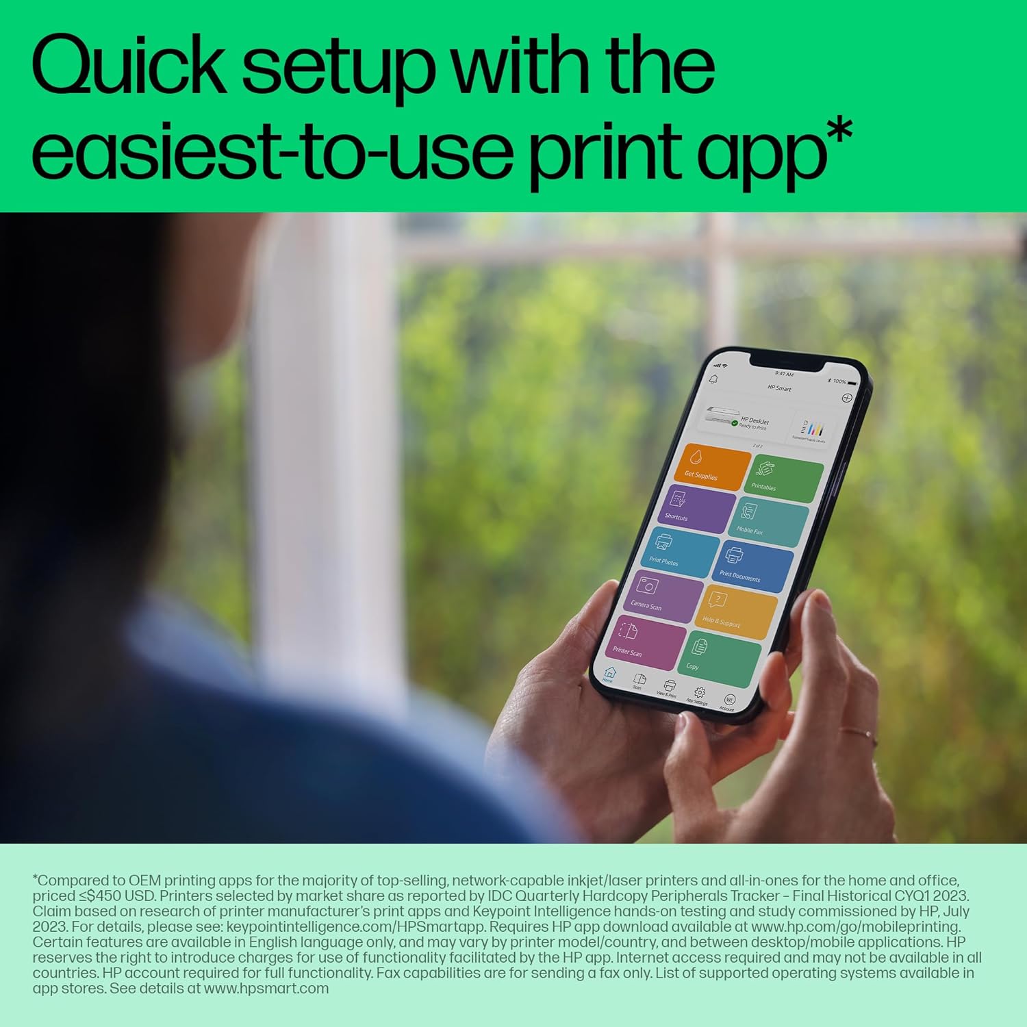 HP DeskJet Ink Advantage 2876 – Impressora Multifuncional a Jato de Tinta