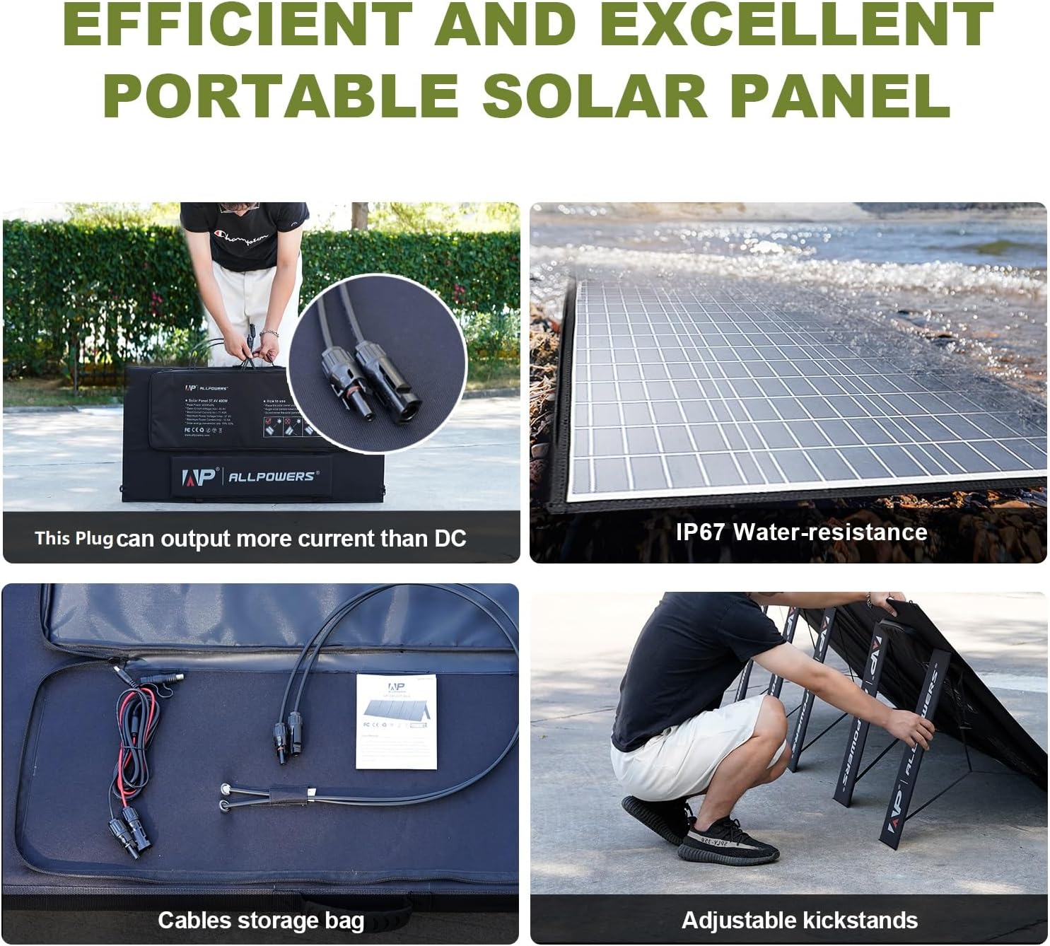 Painel Solar Portátil ALLPOWERS SP037 - 400W