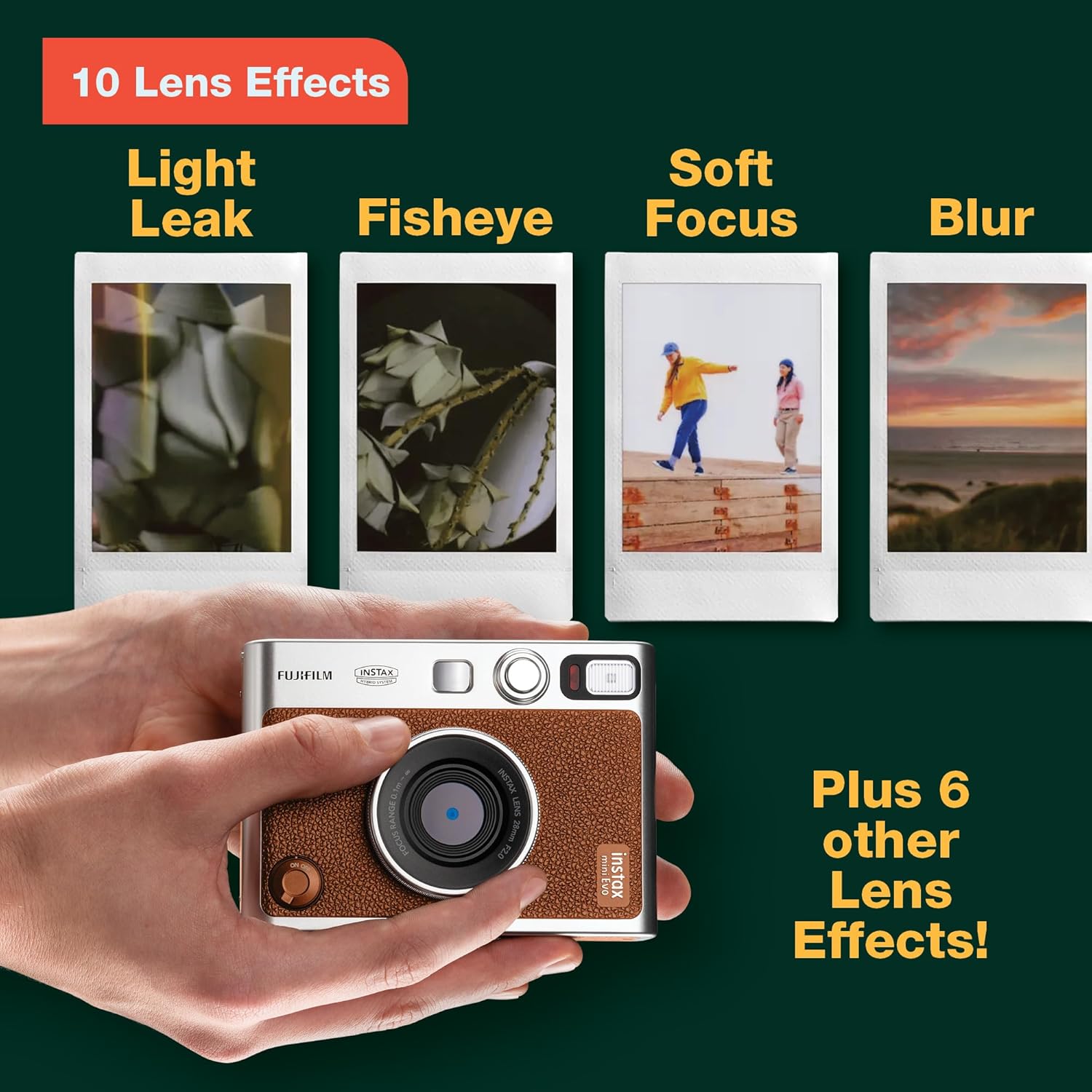 Fujifilm Instax Mini Evo – Câmera Instantânea Híbrida