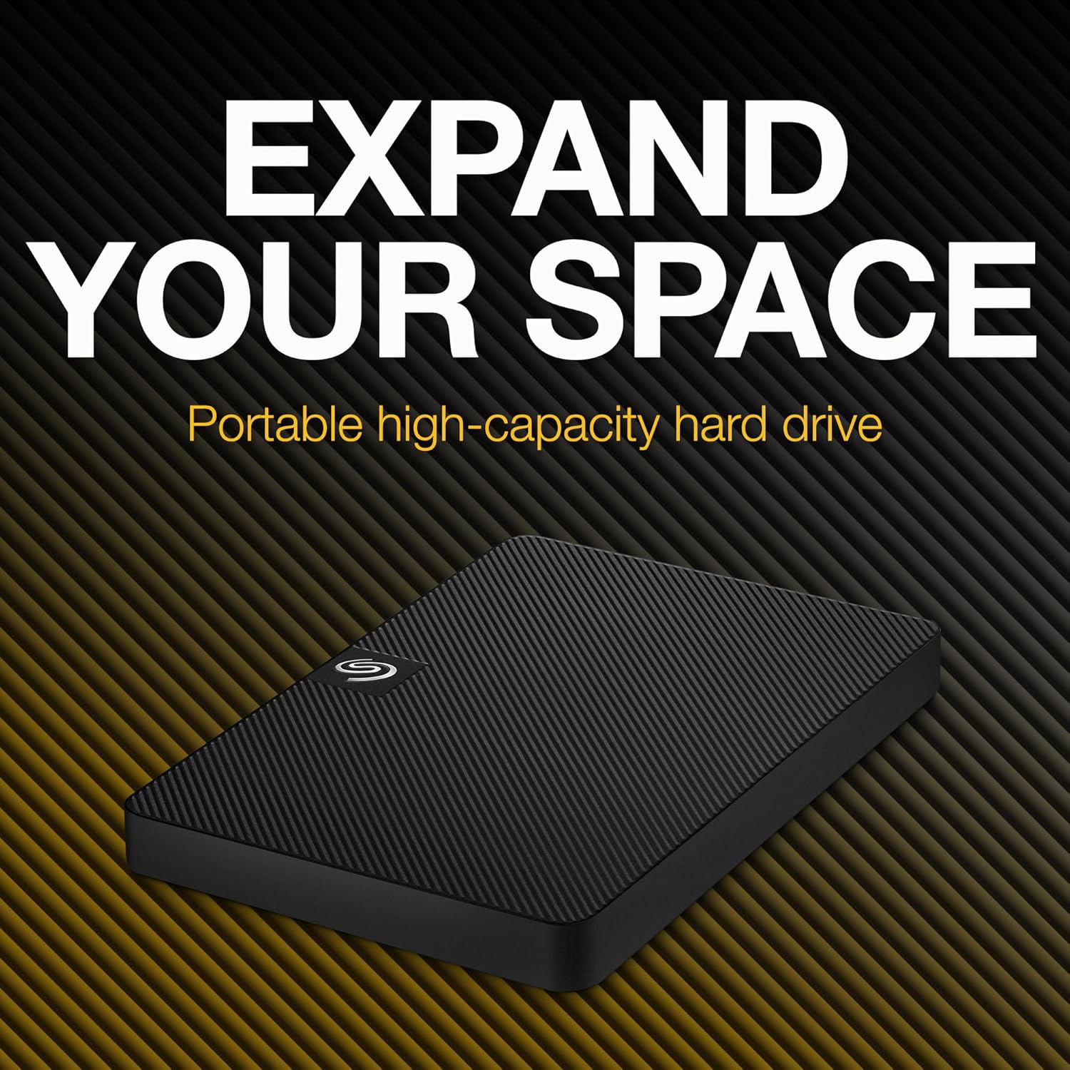 Disco Rígido Externo Portátil Seagate Expansion 1TB | Interface USB 3.0 de Alta Velocidade, Fator de Forma Compacto de 3" e Compatibilidade Ampla com Windows