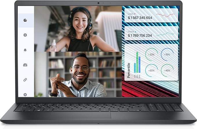 Laptop Dell Vostro 3520 – Intel Core i5 – 4GB RAM – 256GB SSD – Tela 15.6” FHD – Windows 11