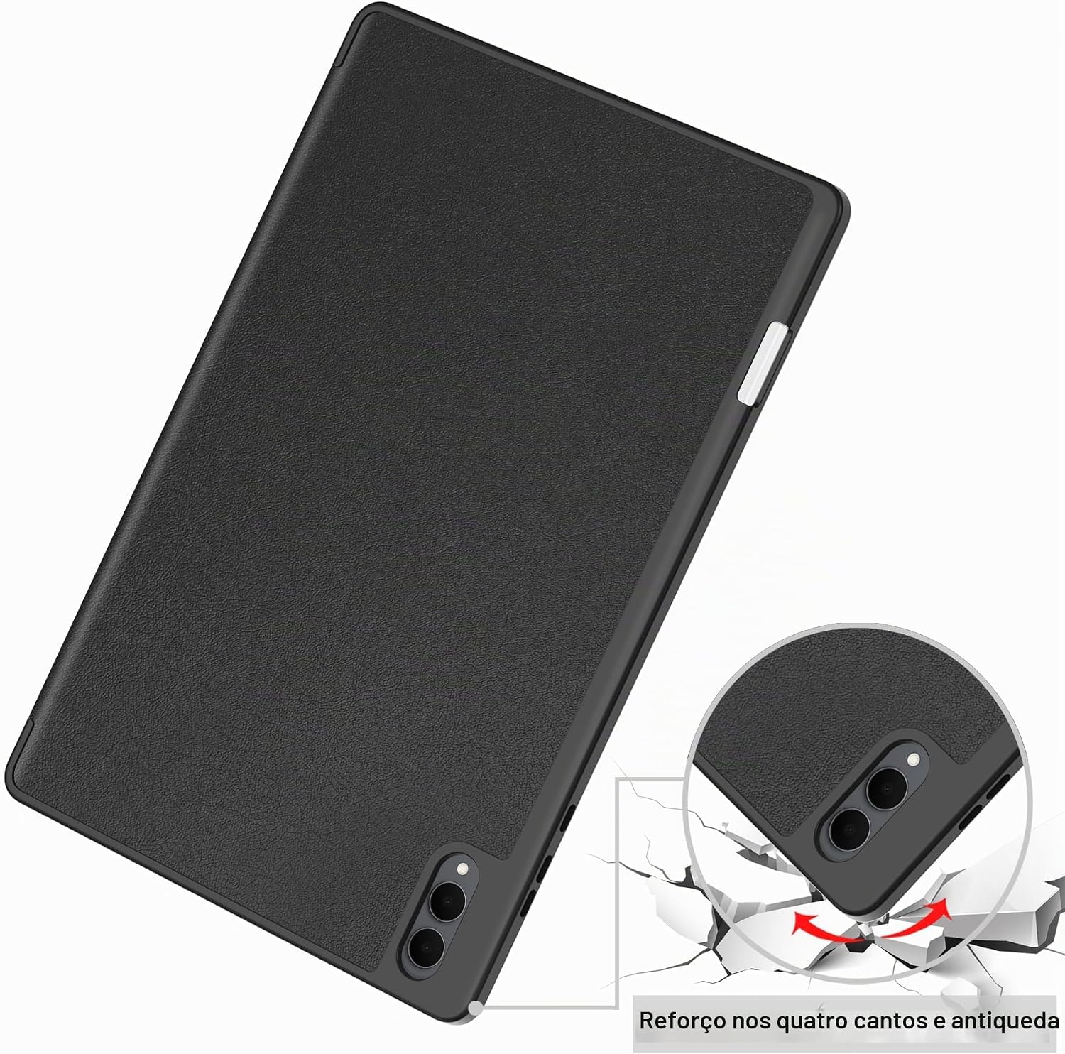 Capa de Proteção Livro Moobifi Business Series para Tablet Samsung Galaxy Tab S11 Ultra / S10 Ultra / S9 Ultra 14.6" com Suporte para S Pen - Preta