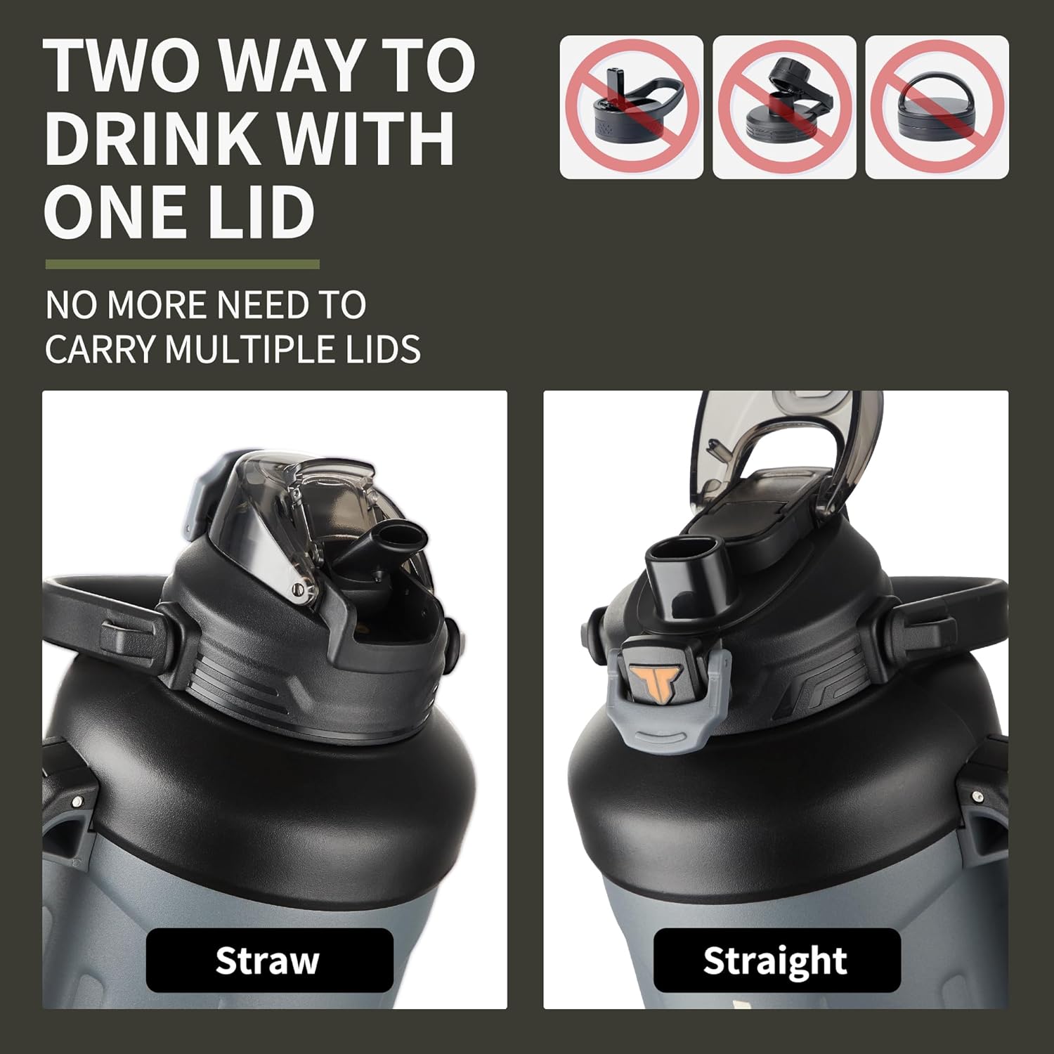 Garrafa Térmica TKK-2028 | 1,5 Litros com Canudo e Isolamento a Vácuo – 24h Frio / 12h Quente