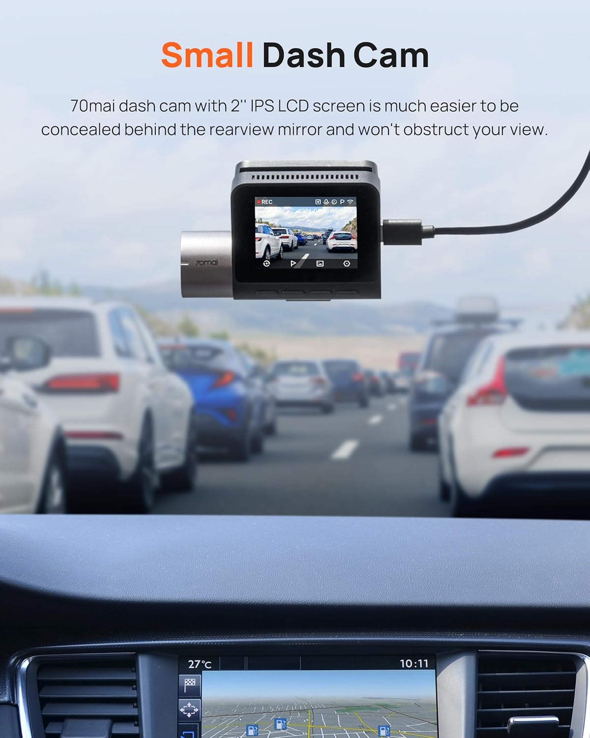 Produto: 70mai Dash Cam A500S Marca: Xiaomi (70mai)