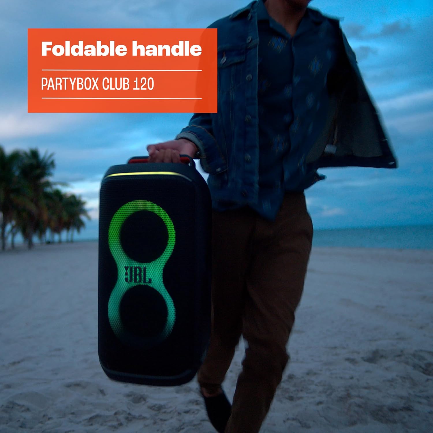 🔊 JBL PartyBox Club 120 – Caixa de Som Bluetooth Portátil com Show de Luzes