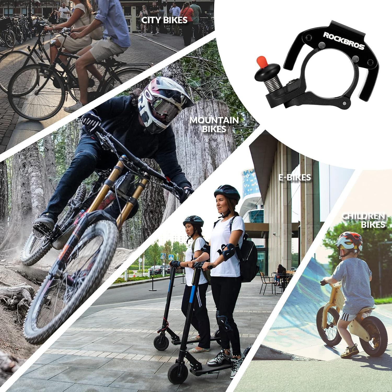 🔔 Campainha de Bicicleta ROCKBROS 34210006001